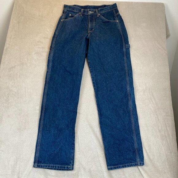 Dickies Mens Carpenter Jeans 30x32 Relaxed Fit Blue Denim Work Pants - Picture 16 of 16